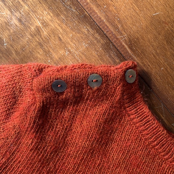 Mango knit sweater wool blend rust - Picture 3 of 8